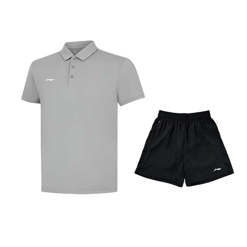 Li-Ning Li Ning Casual Sportswear Men's Polo Collar Moderate