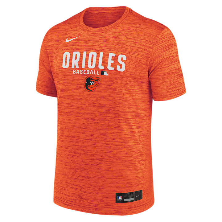 Nike Nike T Shirts Men's Orange Crew Neck Moderate