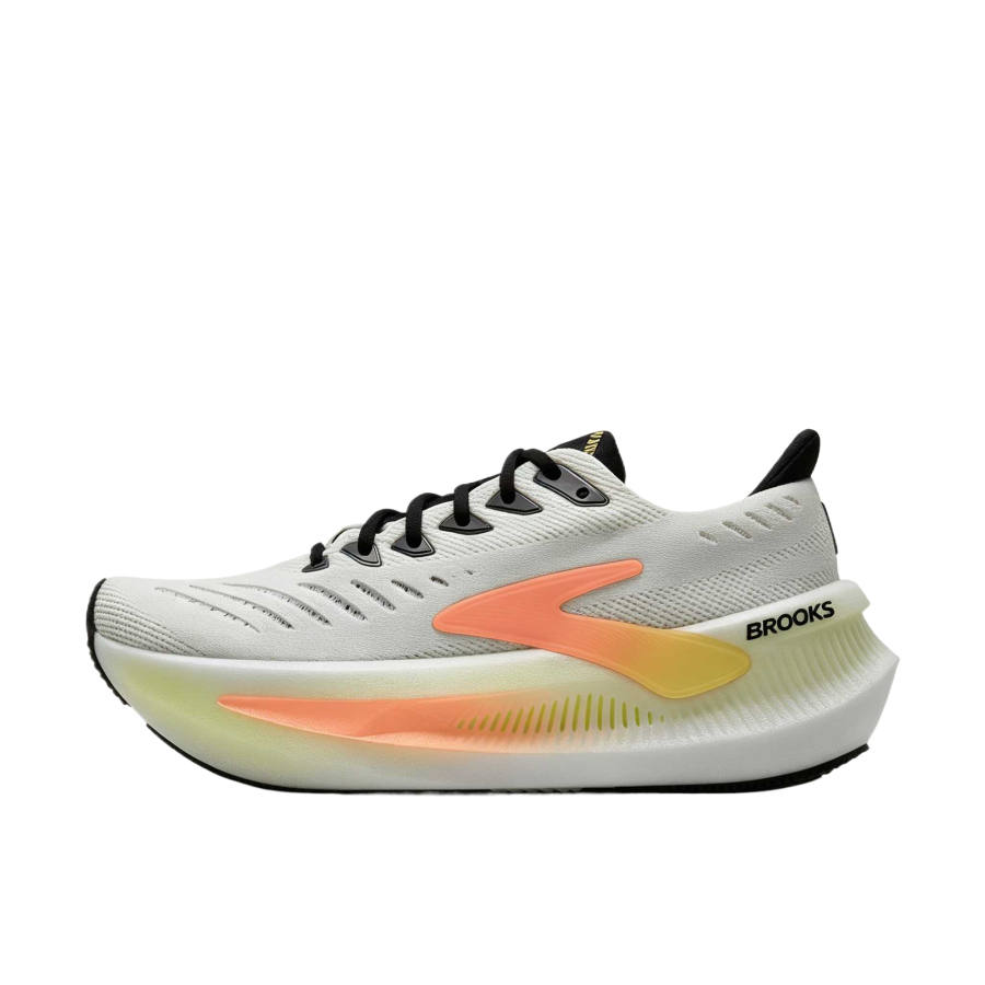 Brooks Glycerin Max 2 Running Shoes Women's Low Top White/Cyber Yellow/Night Lifestyle