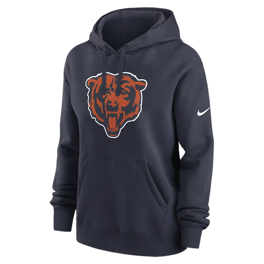 Nike Nike NFL Sweatshirts Women's Marine Blue Hooded Non Detachable Moderate
