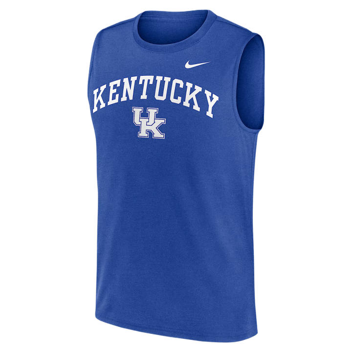 Nike Nike Dri Fit College Tank Tops Men's Royal Gaming Crew Neck Moderate Other