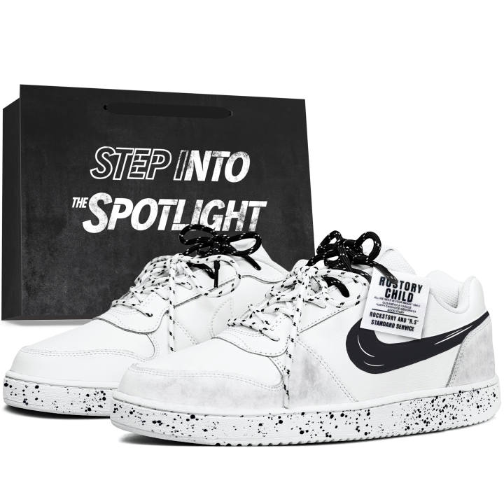 Nike Nike EBERNON Skateboard Shoes Unisex Low Top Gray