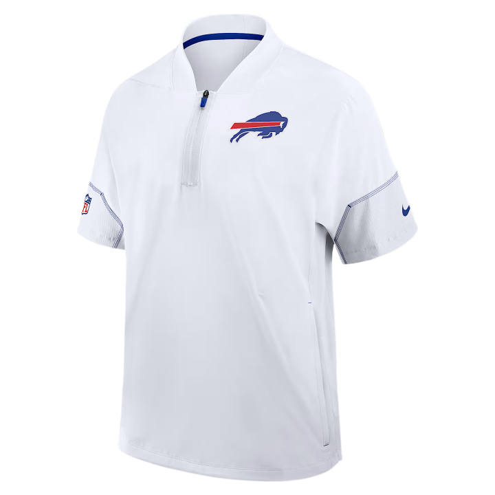 Nike Nike Jackets Men's White Baseball Collar Moderate Straight Fit