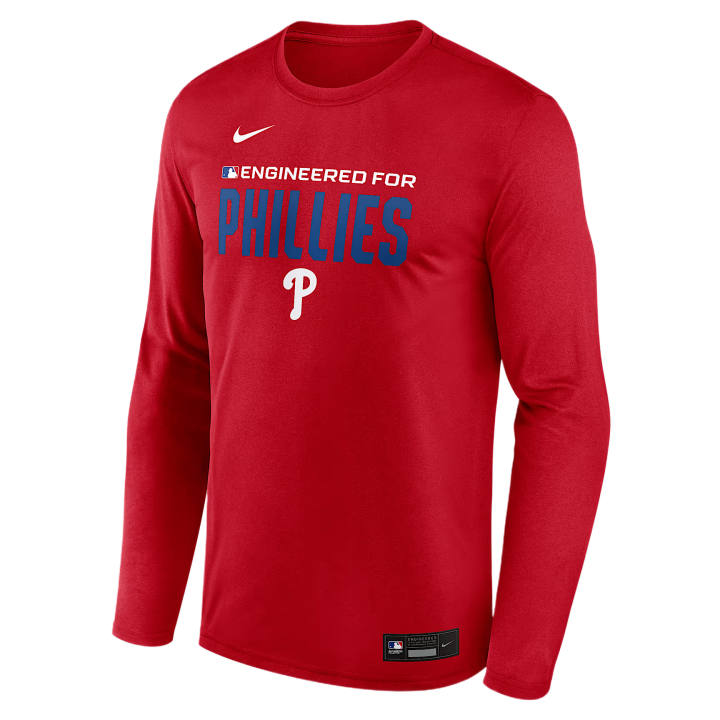 Nike Nike X MLB Dri Fit T Shirts Men's Red Crew Neck