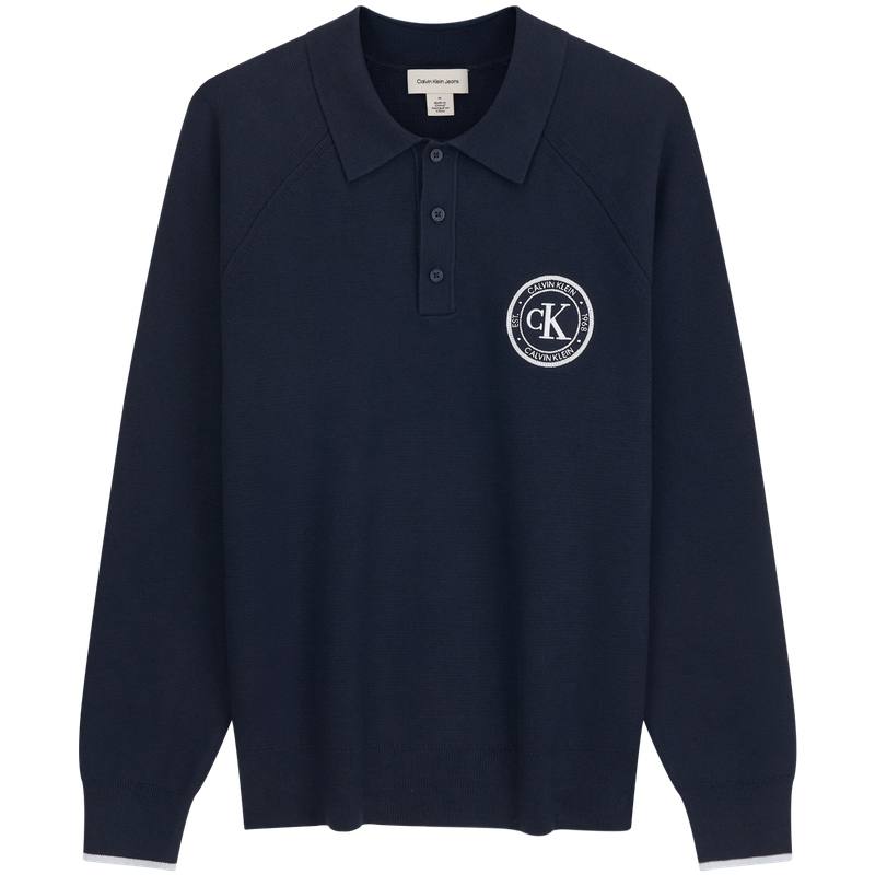 Calvin Klein Knitwear Men's Polo Collar Moderate