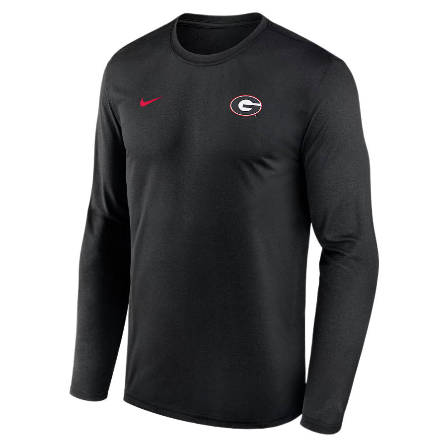 Nike Nike Dri Fit College T Shirts Men's Black Crew Neck