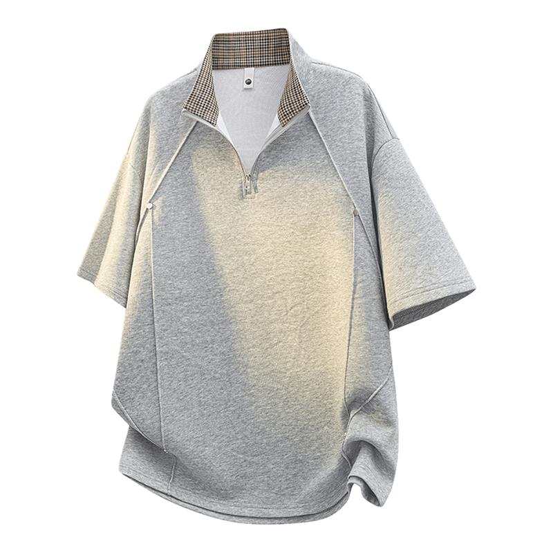 Sugarfunk Sugarfunk T Shirts Men's Stand Collar Moderate
