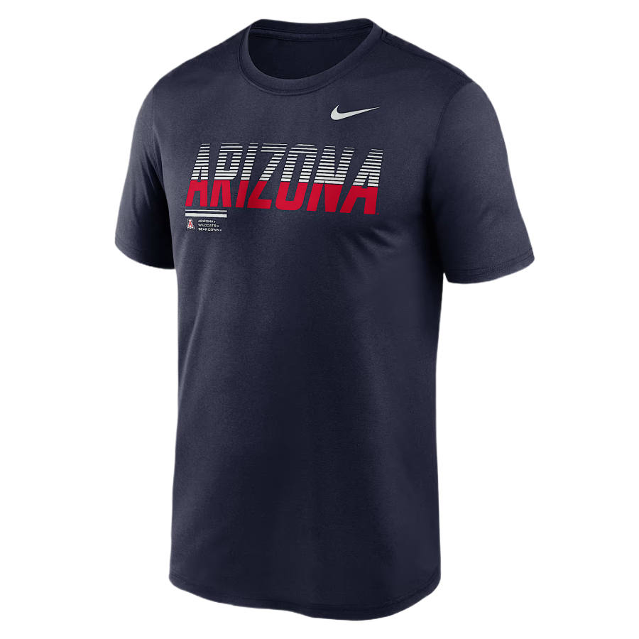 Nike Nike Dri Fit College T Shirts Men's University Marine Crew Neck