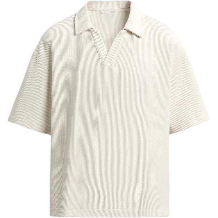 ZARA Polo Shirts Men's Frosted White Moderate