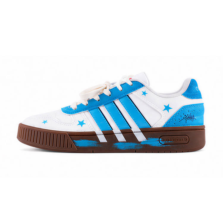 Adidas Adidas D PAD Skateboard Shoes Unisex Low Top Blue/White