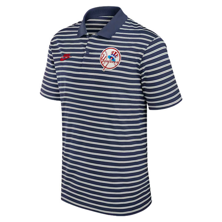 Nike Nike X MLB Dri Fit Polo Shirts Men's Marine Blue/Cream Polo Collar Moderate Other