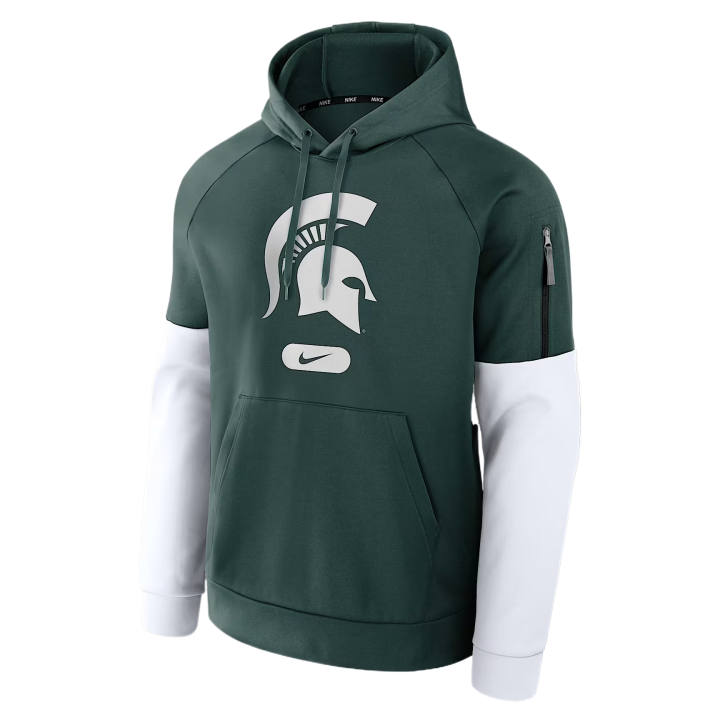 Nike Nike Therma Sweatshirts Men's Professional Green Hooded Non Detachable Moderate