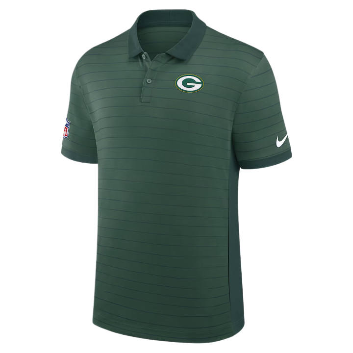 Nike Nike NFL Polo Shirts Men's Green Polo Collar Moderate