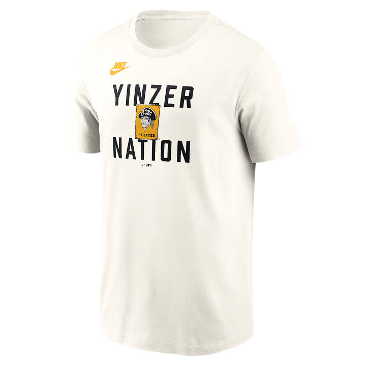 Nike Nike X MLB T Shirts Men's Cream Crew Neck Moderate