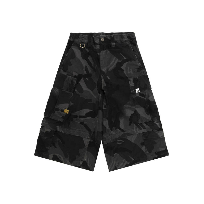 Aape Casual Shorts Men's Gray BKZ Moderate