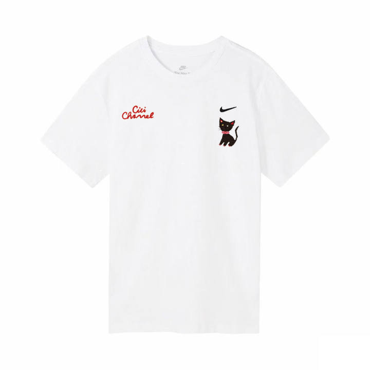 Nike Nike Sportswear T Shirts Unisex White Crew Neck Moderate