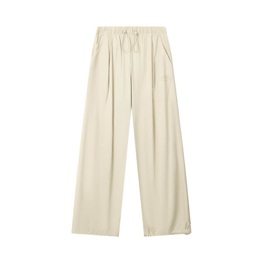 Li-Ning Li Ning Sports Trendy Collection Casual Pants Women's Coast Gray Moderate Straight Fit Pants