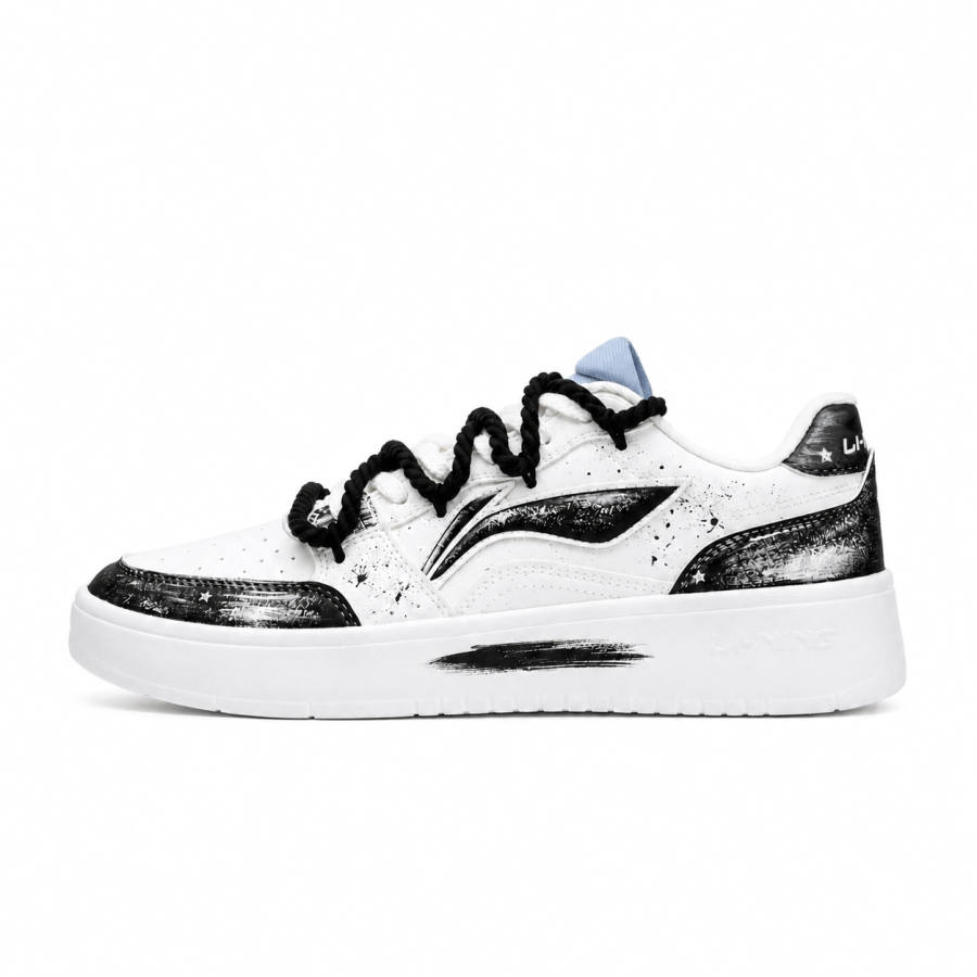 Li-Ning Li Ning Sycee Skateboard Shoes Men's Low Top Black/White