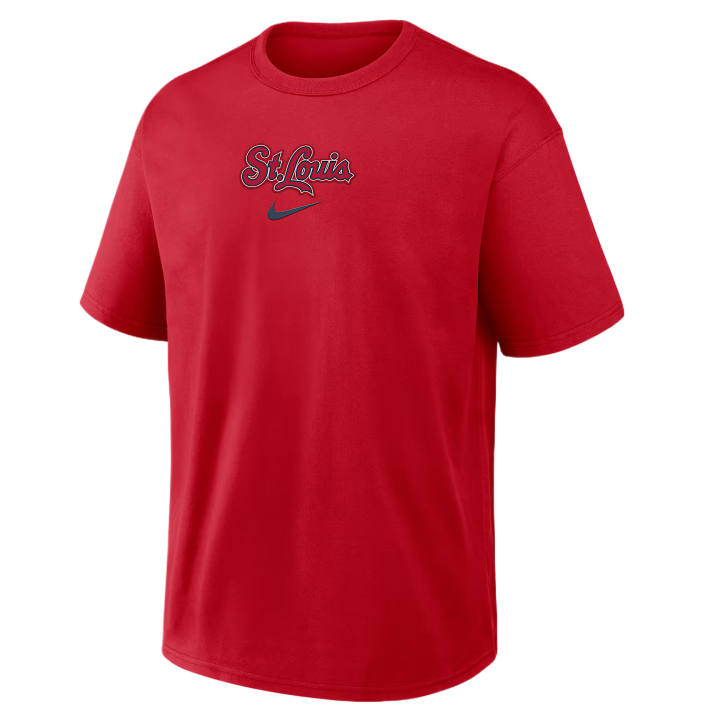 Nike Nike Max90 T Shirts Men's Red Crew Neck Moderate