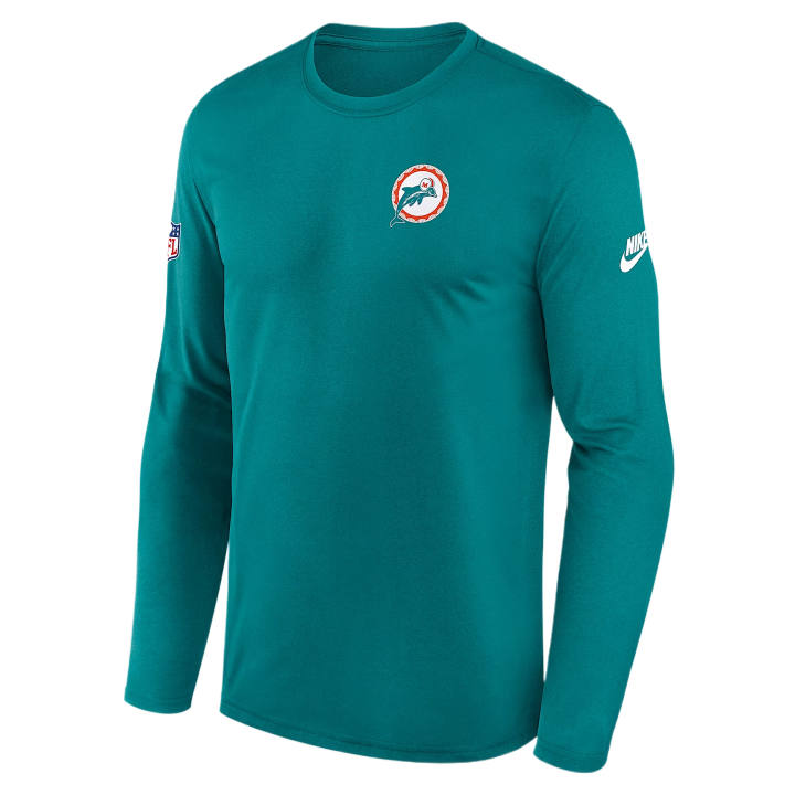 Nike Nike Dri Fit T Shirts Men's Aqua Blue Crew Neck