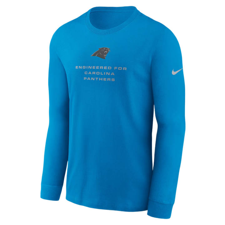 Nike Nike T Shirts Men's Blue Crew Neck Moderate