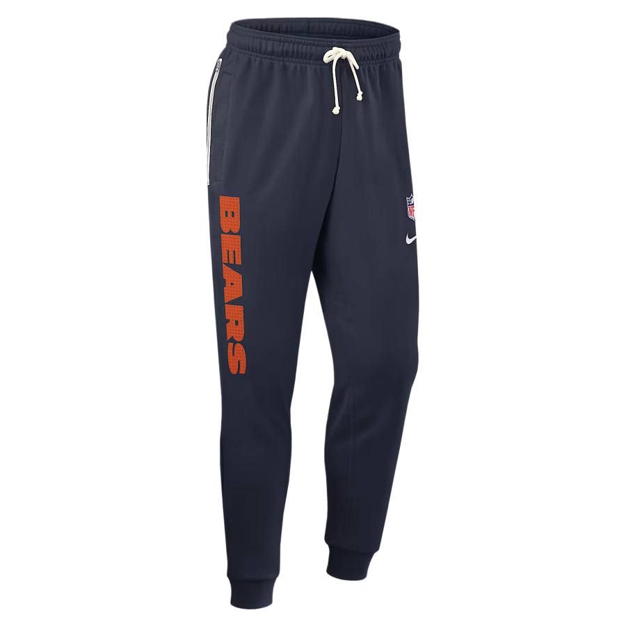 Nike Nike Dri Fit Knitted Sweatpants Men's Marine Blue Moderate Tapered Pants