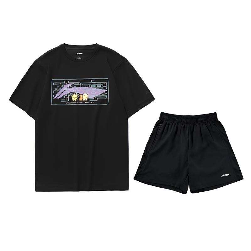 Li-Ning Li Ning Casual Sportswear Men's Crew Neck Moderate