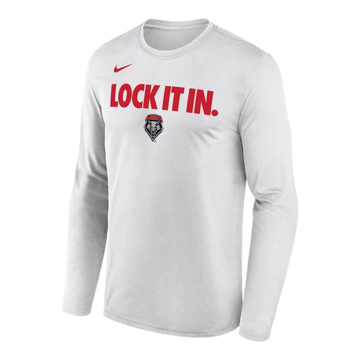 Nike Nike Dri Fit College T Shirts Men's White Crew Neck Moderate