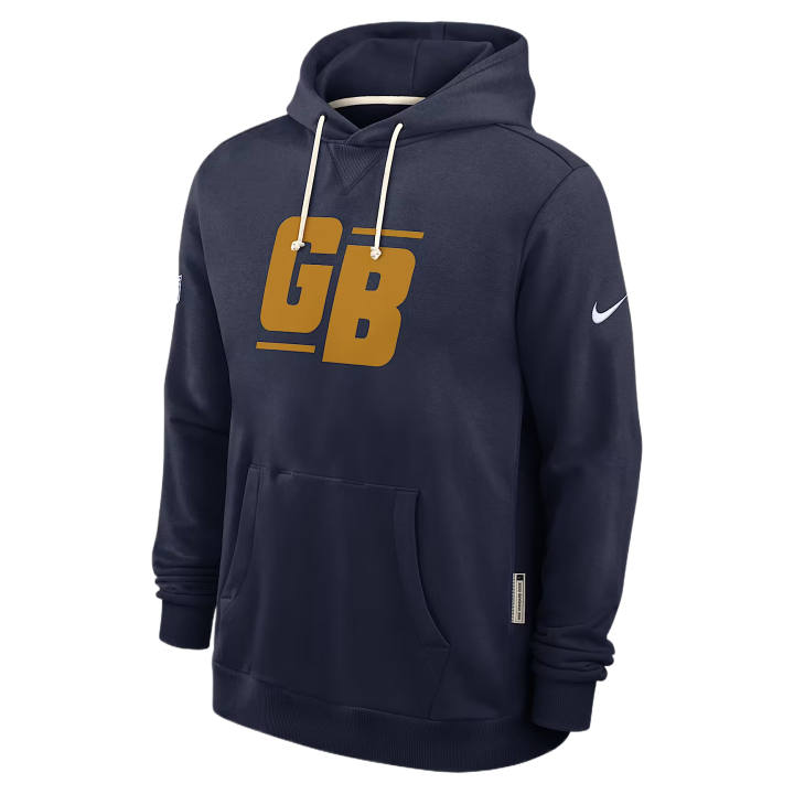 Nike Nike Dri Fit Sweatshirts Men's Marine Blue Hooded Non Detachable Moderate