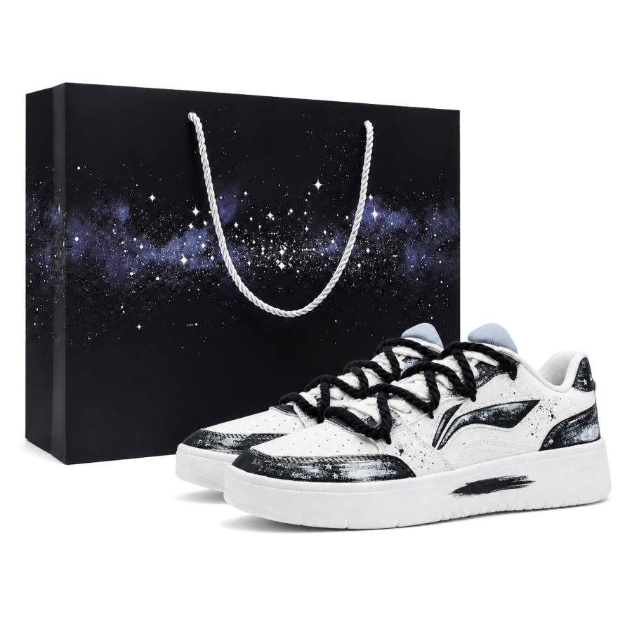 Li-Ning Li Ning Sycee Skateboard Shoes Men's Low Top Black