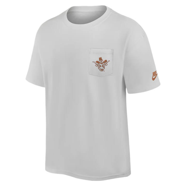 Nike Nike College T Shirts Men's Gray Crew Neck Moderate