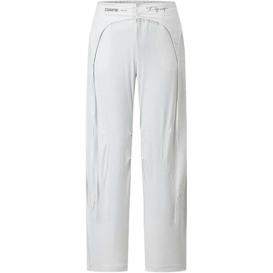 ANTA Knitted Sweatpants Women's Thin Wide Leg Pants