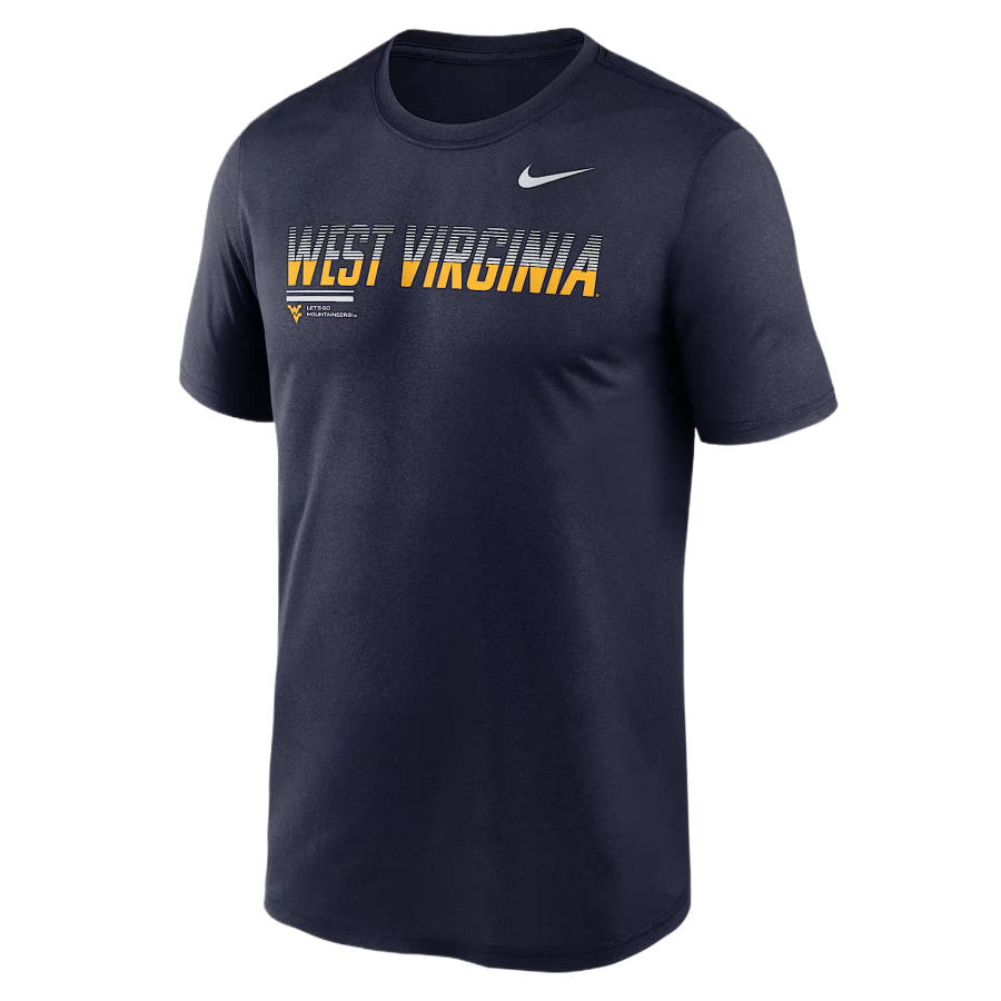 Nike Nike Dri Fit College T Shirts Men's University Marine Crew Neck