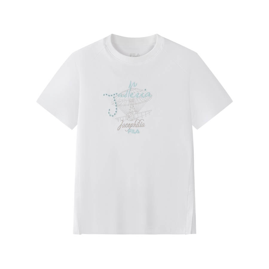 FILA KIDS T Shirts Crew Neck Moderate