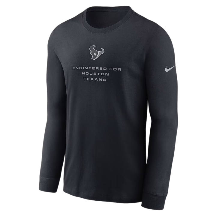 Nike Nike T Shirts Men's Marine Blue Crew Neck Moderate