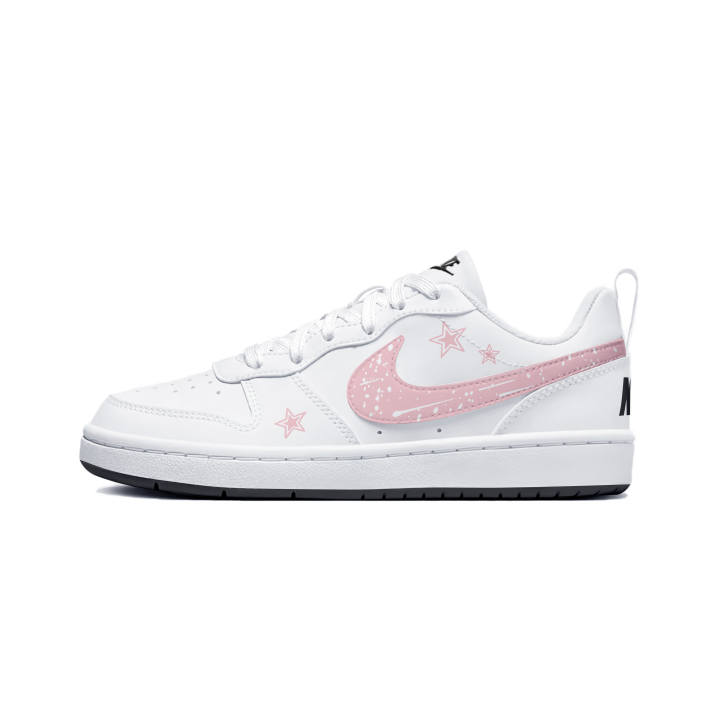 Nike Nike Court Borough 2 Skateboard Shoes Unisex Low Top Pink
