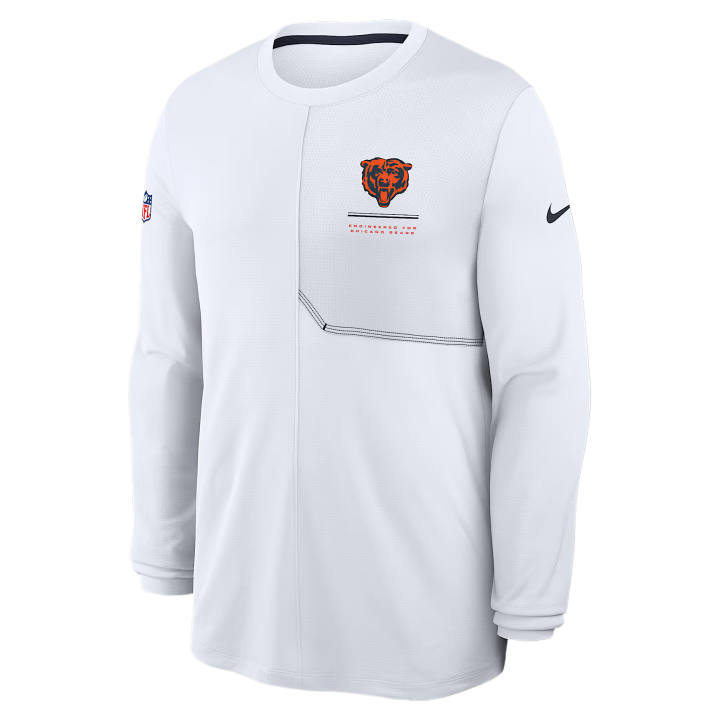 Nike Nike Dri Fit Sweatshirts Men's White Crew Neck Moderate