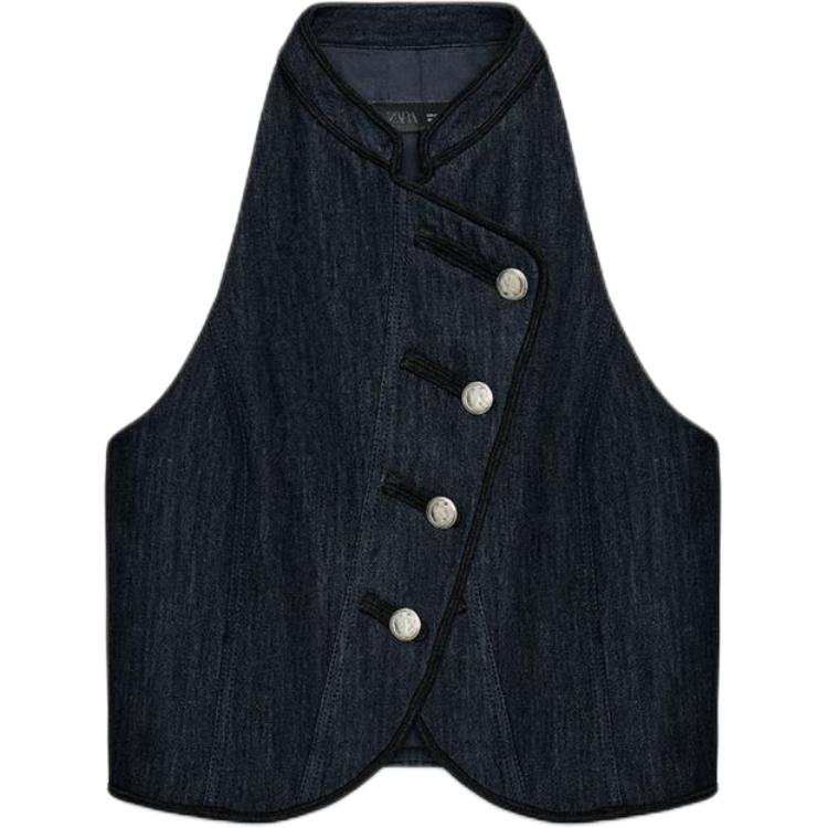 ZARA Tank Tops Women's Indigo Other
