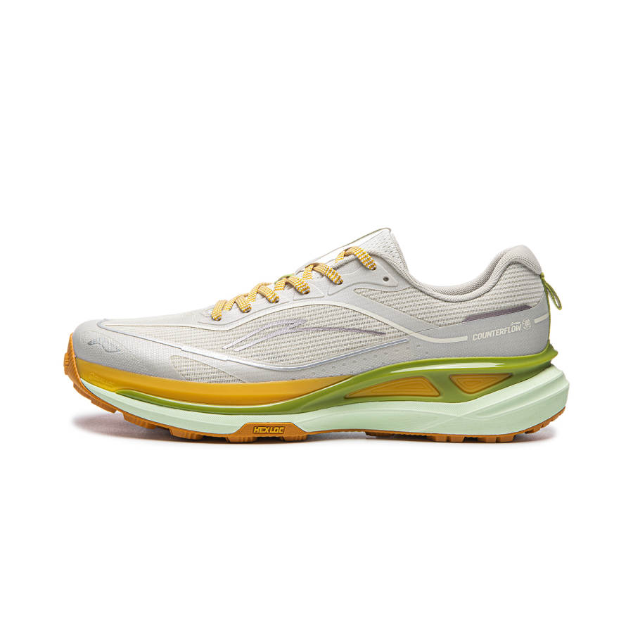Li-Ning Li Ning Outdoor CF Tracing, Hiking Mountaineering & Hiking Shoes Unisex Mid Top White Birch Gray