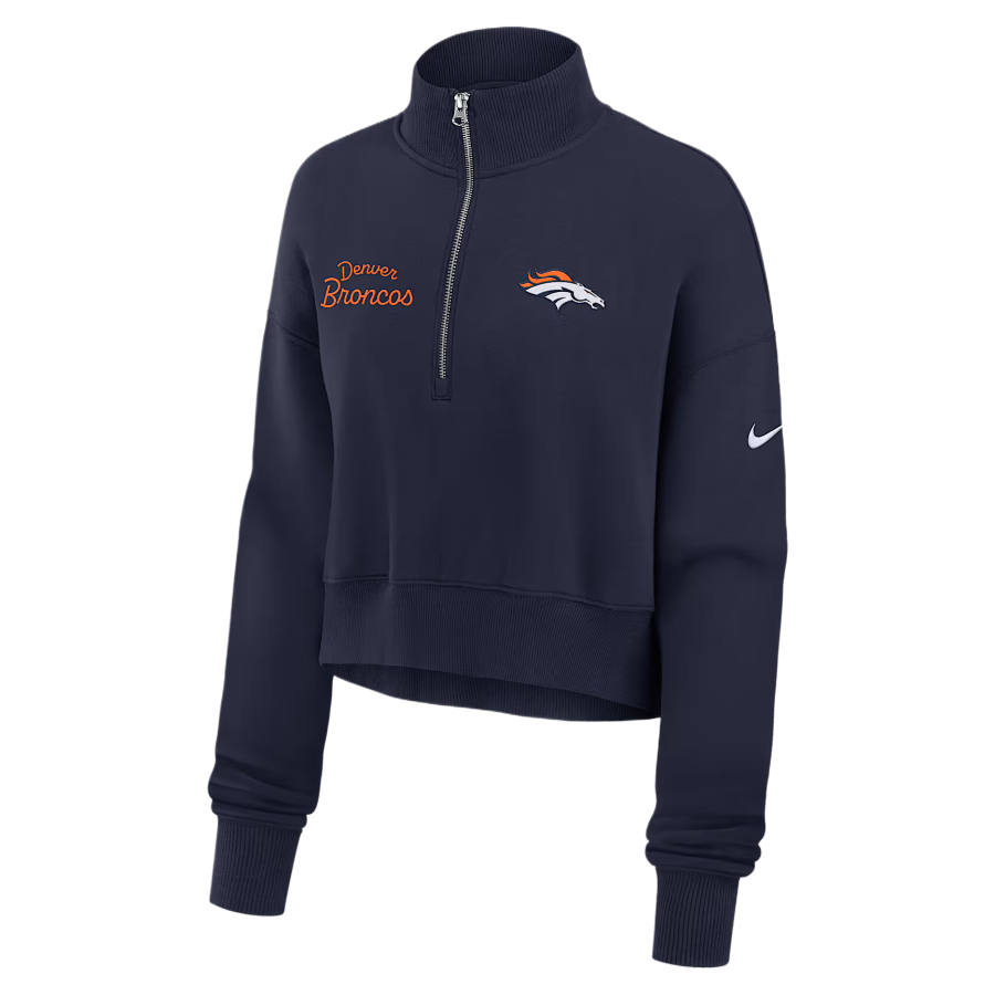 Nike Nike Sweatshirts Women's Marine Blue Turtleneck Moderate