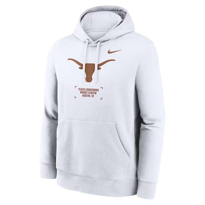Nike Nike College Sweatshirts Men's White Hooded Non Detachable Moderate