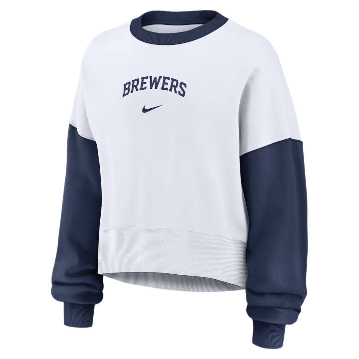 Nike Nike X MLB Sweatshirts Women's White Crew Neck Moderate