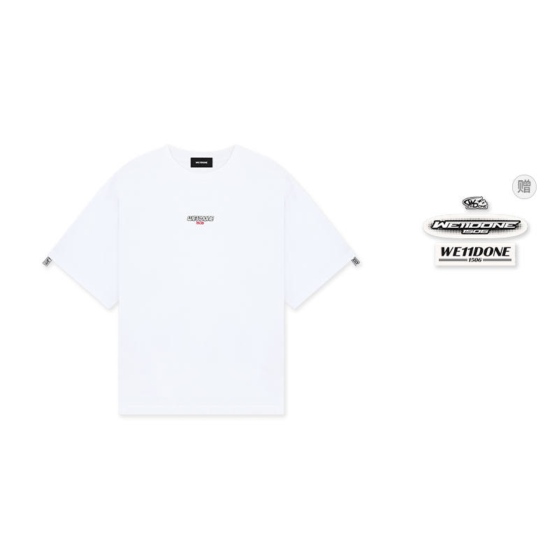 WE11DONE WE11DONE Logo Detailed Round Neck T-Shirt