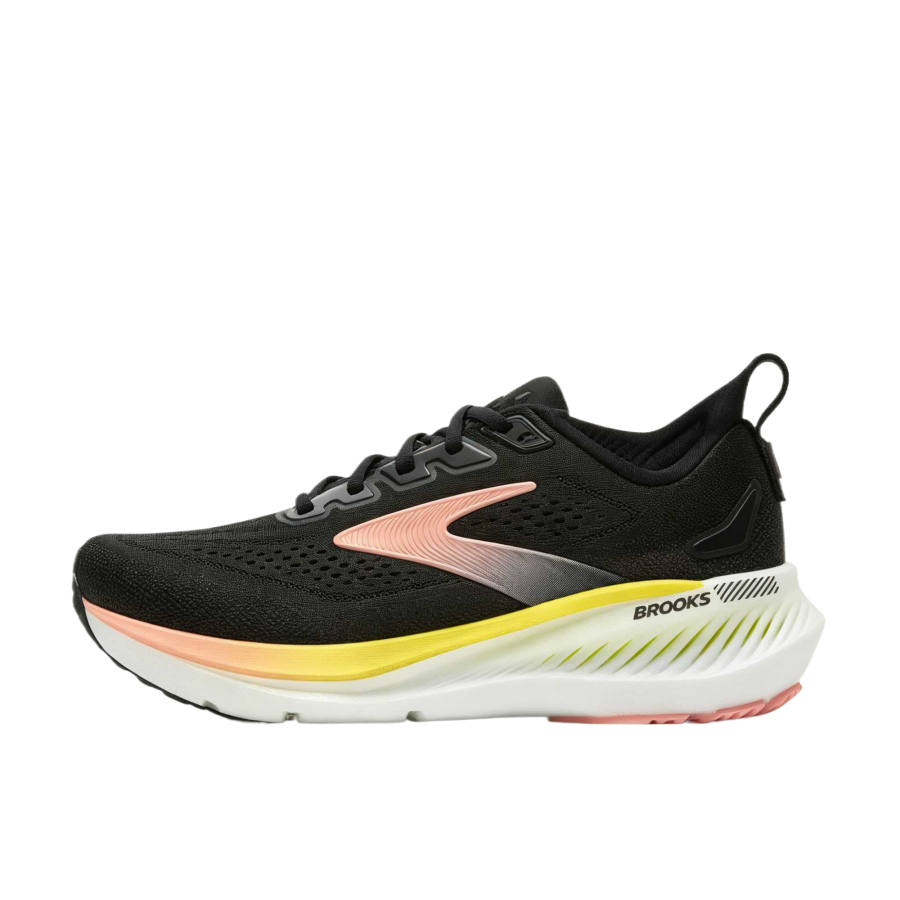 Brooks Glycerin GTS 23 Running Shoes Women's Low Top Black/Peach/Night Lifestyle