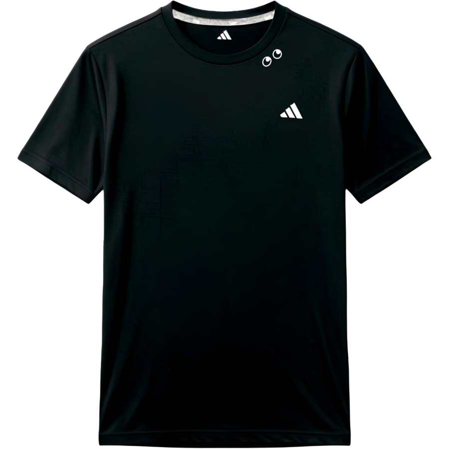 Adidas Adidas T Shirts Unisex Black Crew Neck Moderate Straight Fit