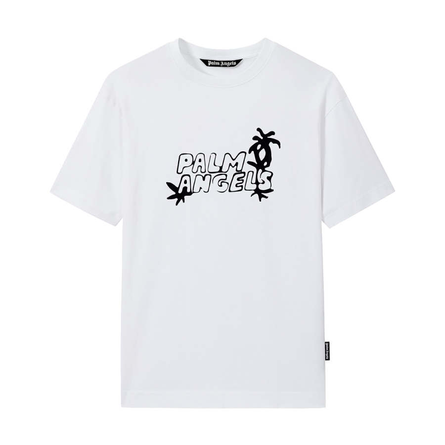 PALM ANGELS T Shirts Unisex Crew Neck Moderate Straight Fit