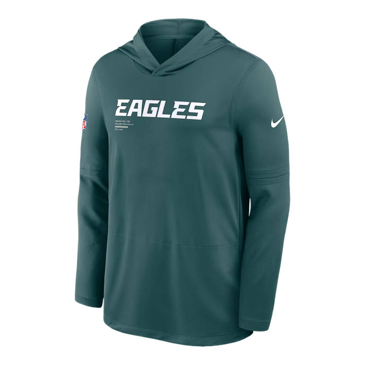 Nike Nike Sweatshirts Men's Turquoise Hooded Non Detachable Moderate Straight Fit