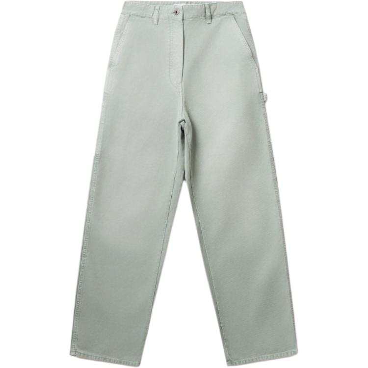 MIU MIU Cargo Pants Women's Green Moderate Straight Fit Pants