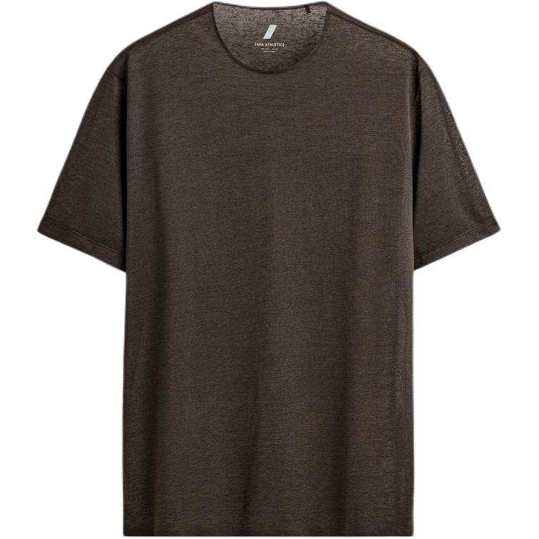 ZARA T Shirts Men's Medium Green Crew Neck