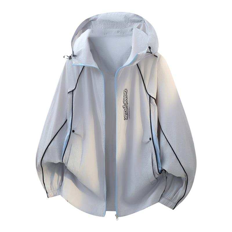 Sugarfunk Sugarfunk Sun Protection Jackets Unisex Hooded Non Detachable Thin